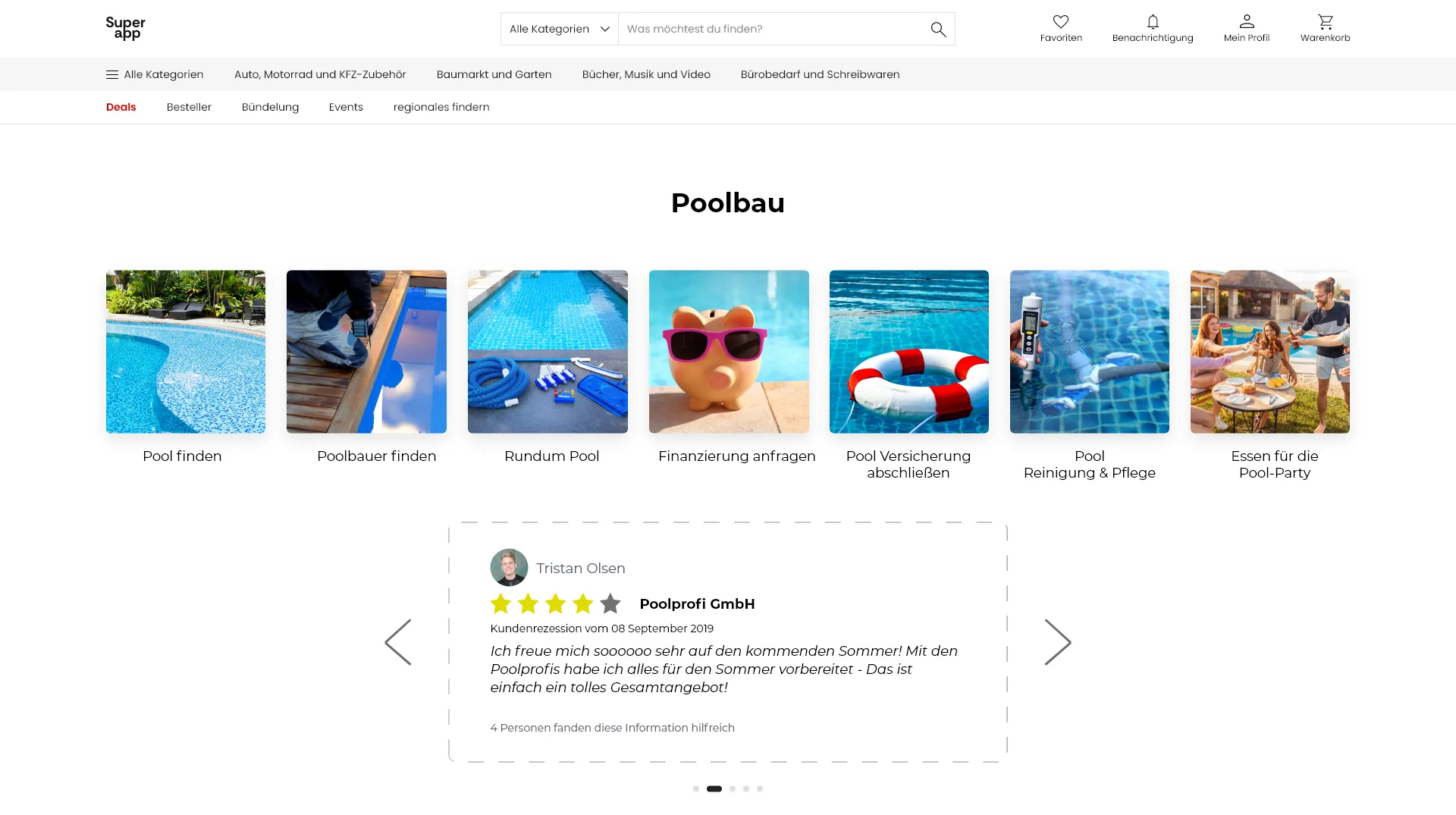 Customer Journey – Poolbau