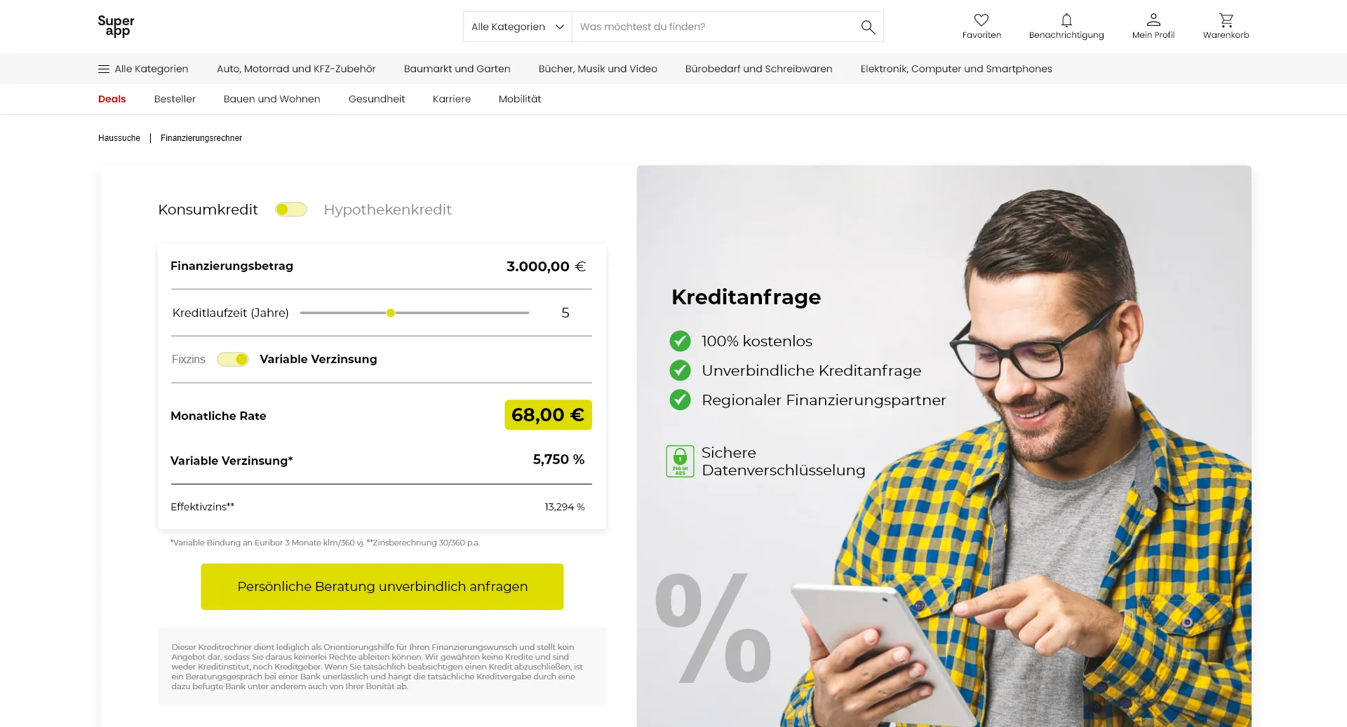 Finanzierungsrechner